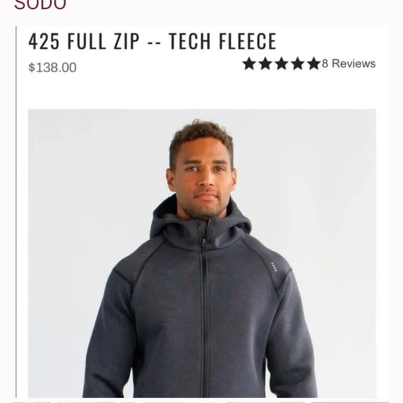 SODO Other - SODO MENS GRAY TECH HOOD JACKET-M